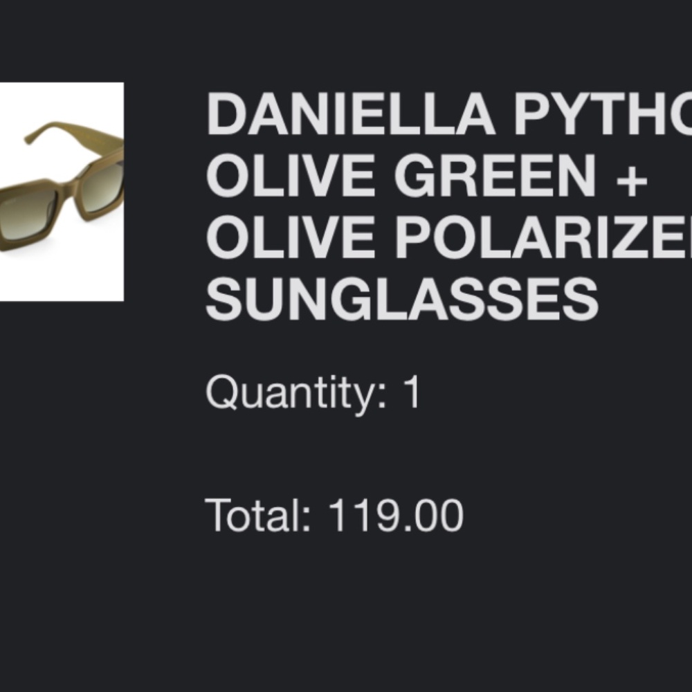 Diff Damiella Python Sunglasses In Olive Green - image 5
